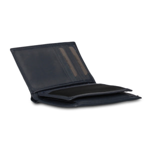 Portafoglio uomo vera pelle - Modello Astrea Prime - Casual - 9.0 x 13.0 x 2.0 cm