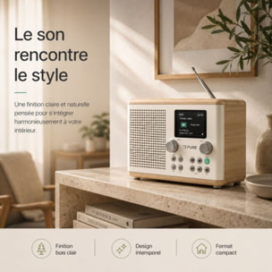 Radio DAB PURE Classic H4 Cotton White