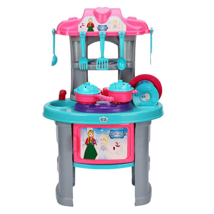 Well home juguete de juego de cocina infantil 45x28x70cm