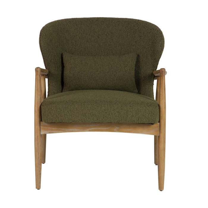 Butaca Madera Fresco Verde 71x73x74 Cm