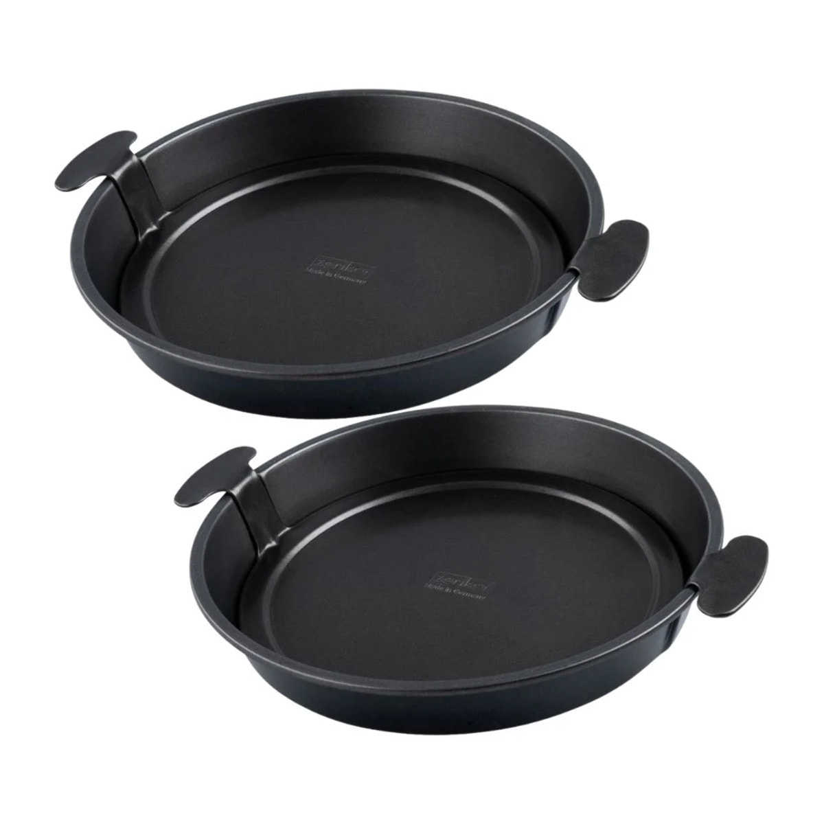 Lot de 2 moules à gâteaux ronds 28/33,5 cm en acier Black Metallic