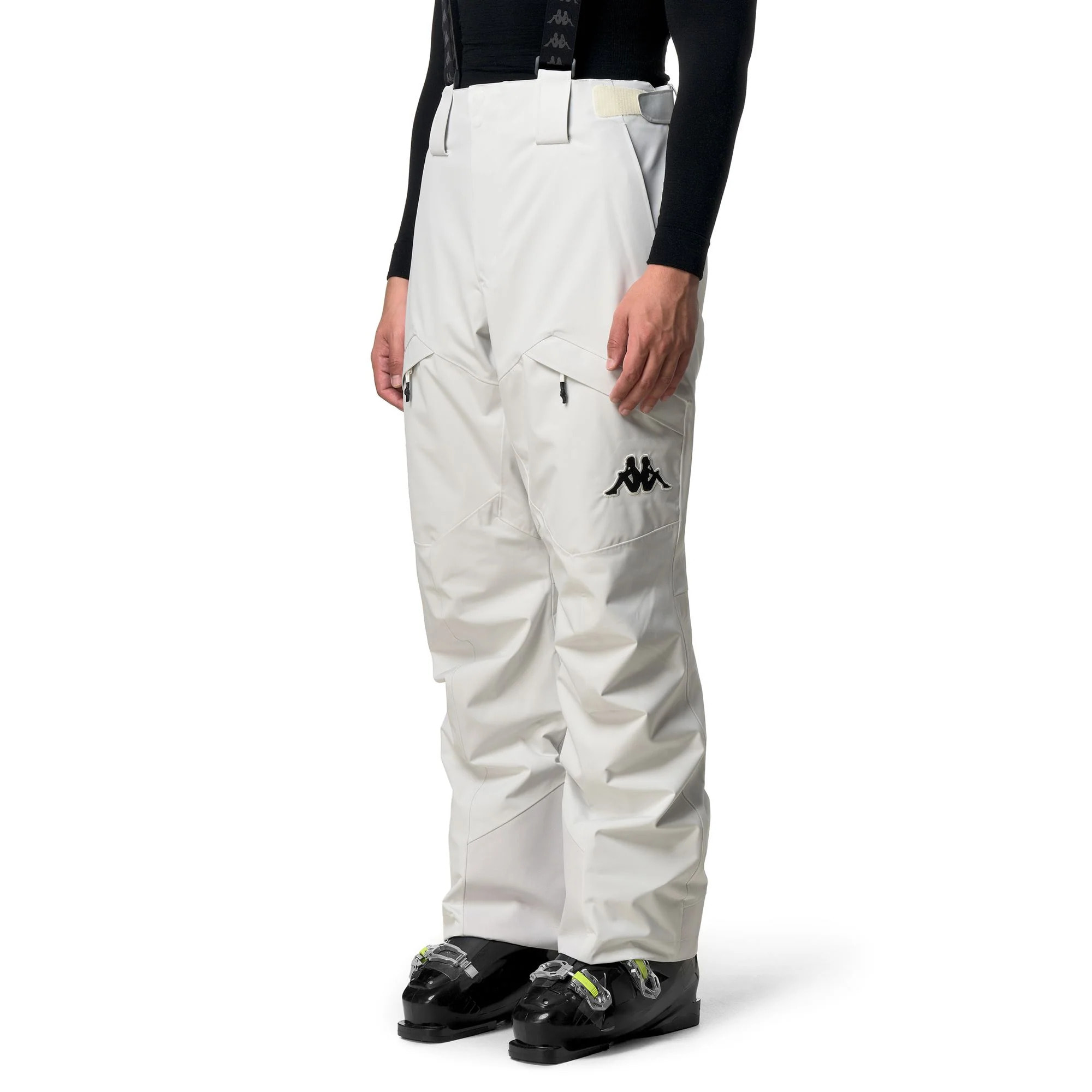 Kappa - Pantaloni Uomo Donna Bianco - 6Cento 622C Premium