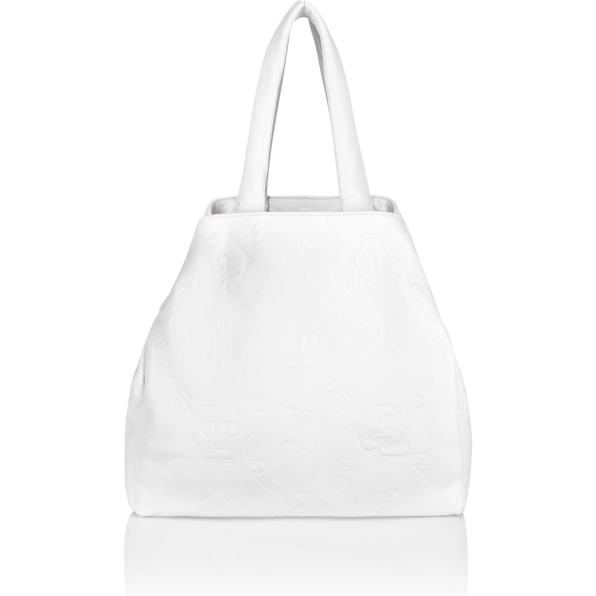 PHILIPP PLEIN Borsa con maniglie MONOGRAM