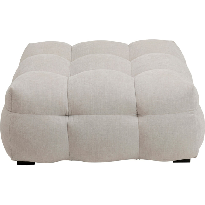 Repose-pieds Salamanca carré crème Kare Design