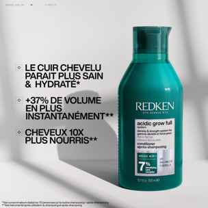 Acidic Grow Full System - Après-Shampoing Densité Cheveux Fins 3 min