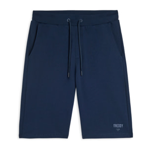 Bermuda in cotone con tasche interne