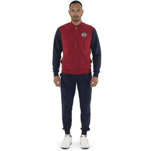 Tuta da uomo invernale con zip e colletto 'Varsity'