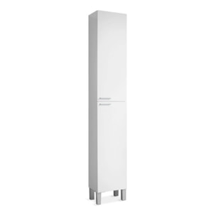 Columna de baño Koncept 2 puertas Blanco brillo