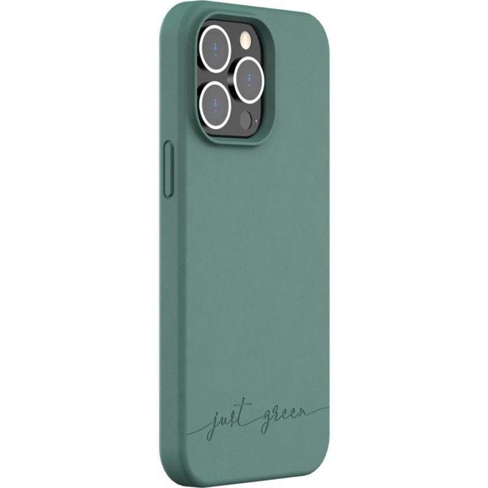 Coque JUST GREEN iPhone 14 Pro Max BIO vert nuit