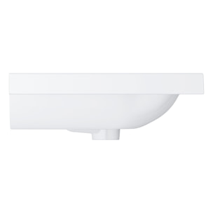 Plan vasque Euro Ceramic 100 x 46 cm blanc alpin