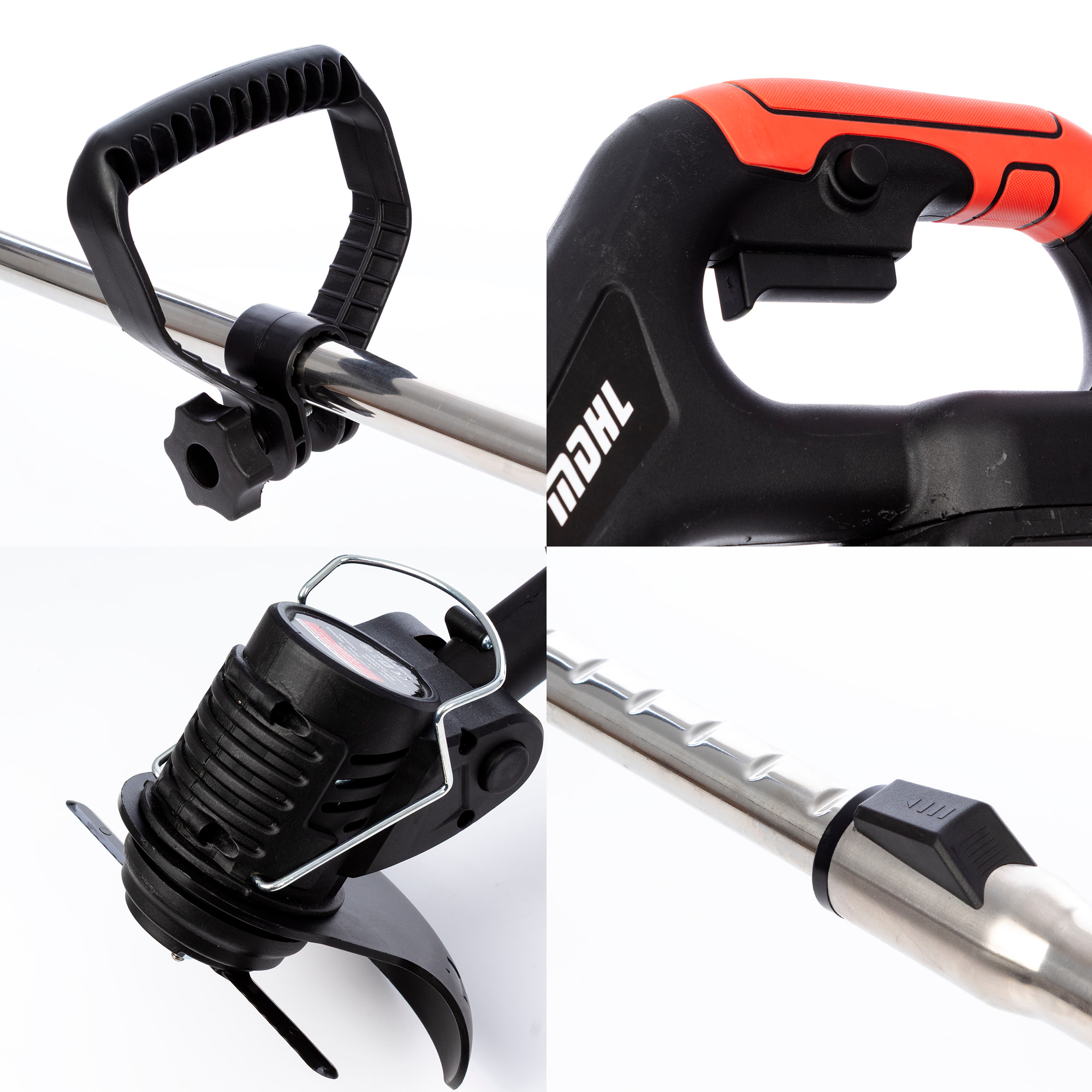 Tagliaerba e diserbante elettrico portatile senza fili, ricaricabile.