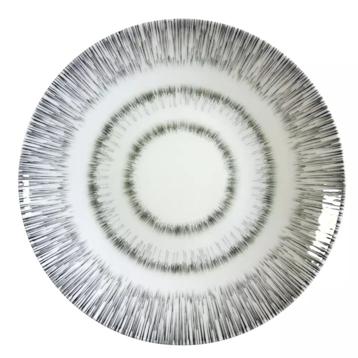Lot de 6 ASSIETTE PLATE KAKI 27CM