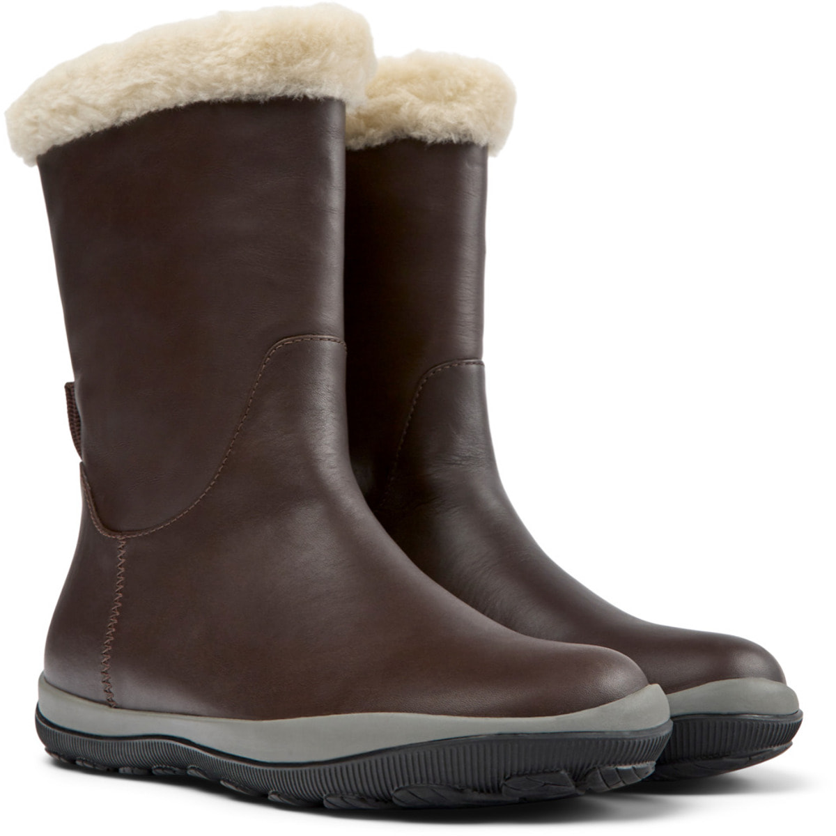 CAMPER Peu Pista GM - Stivaletti Marrone Donna
