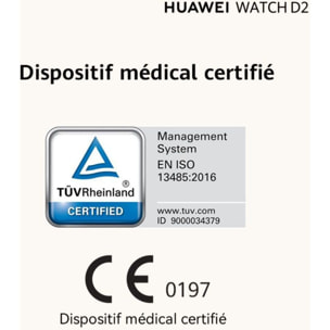 Montre connectée HUAWEI Watch D2 Noir