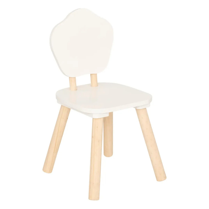Chaises enfant Douceur blanc L23xp23xH47cm