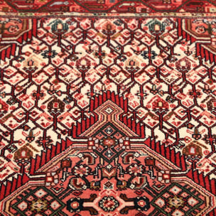 Tapis d'orient, motif oriental noué main en laine, AVOFU