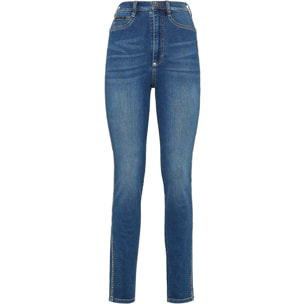 PHILIPP PLEIN Jegging de cintura alta