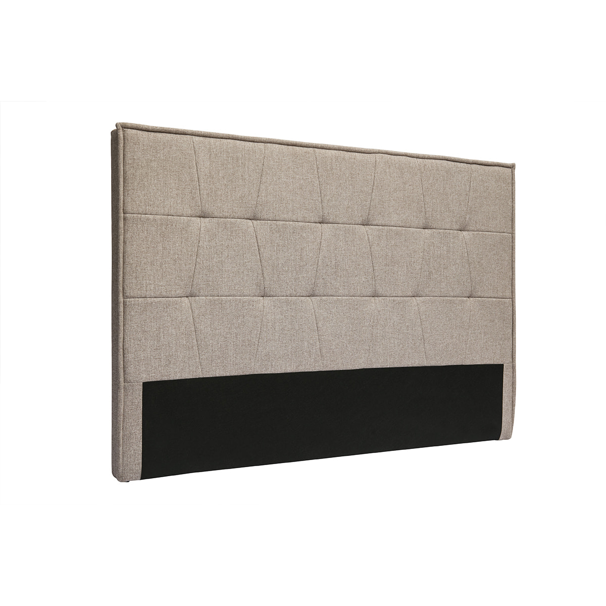 Tête de lit en tissu taupe L170 cm SUKA