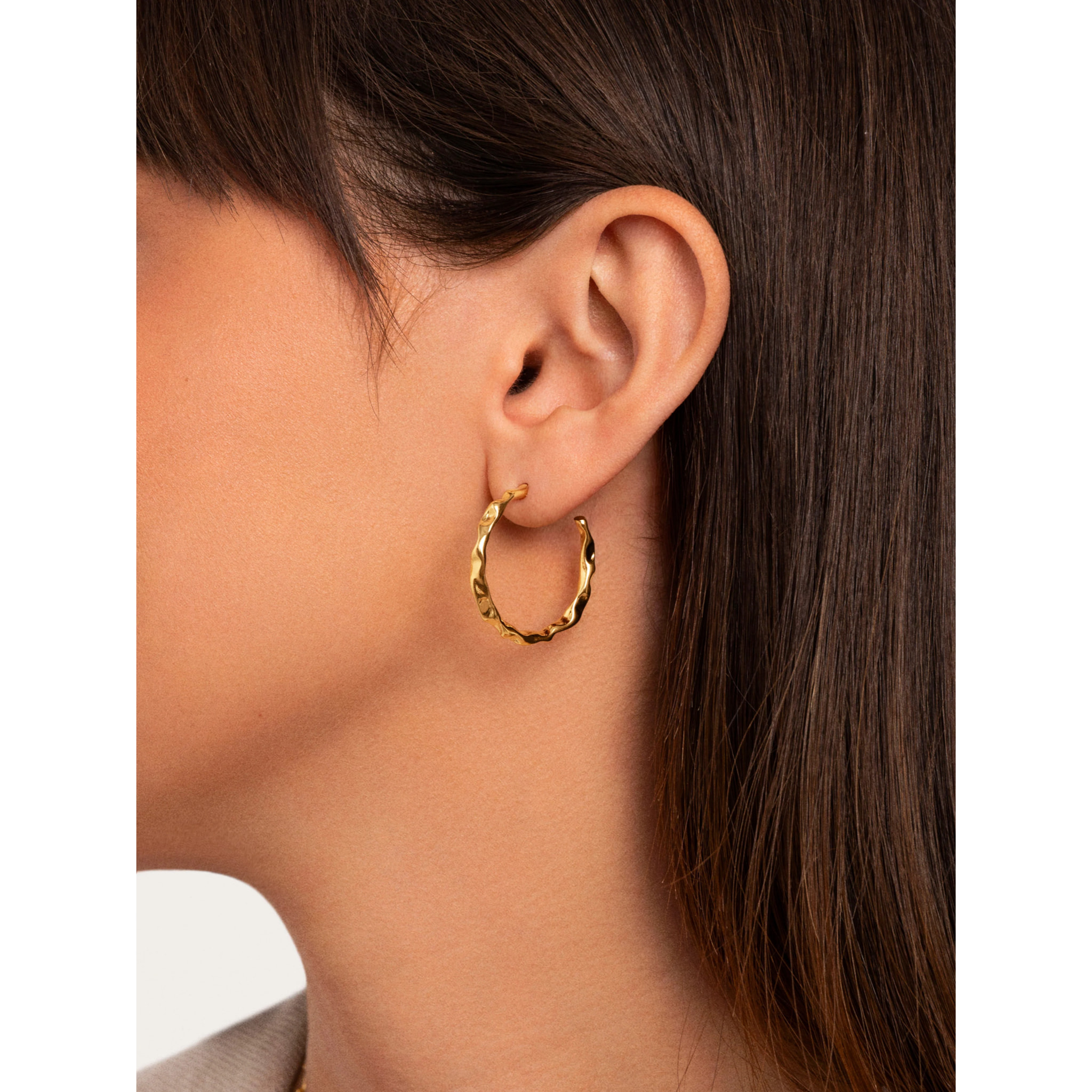 Orecchino Lake Placcato Oro