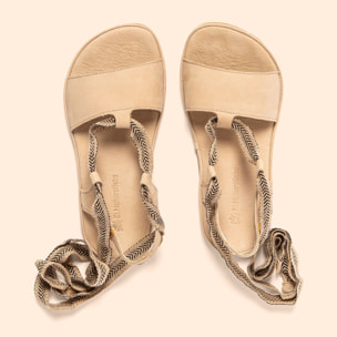 Sandalias N5685 NOBUCK CREAM/SATYA color Cream