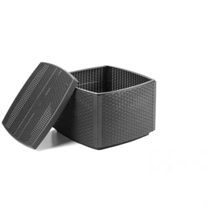Mesa de centro-baúl de exterior Kilu Antracita