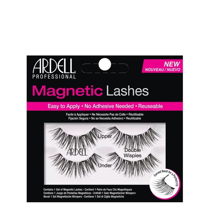 Faux-Cils Magnétiques - Double Wispies Noir