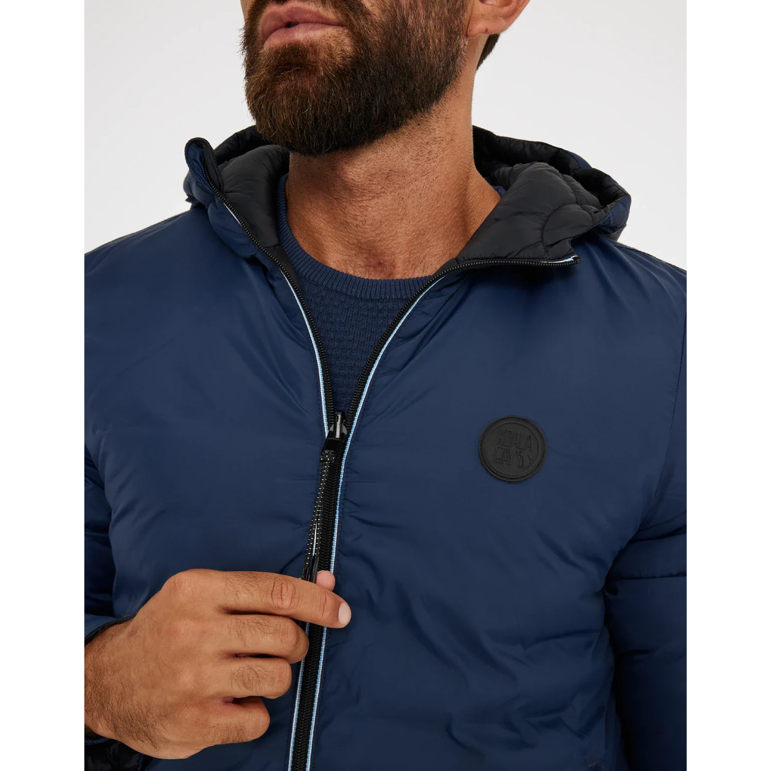 Chaqueta Reversible Azul Marino - Kesbury
