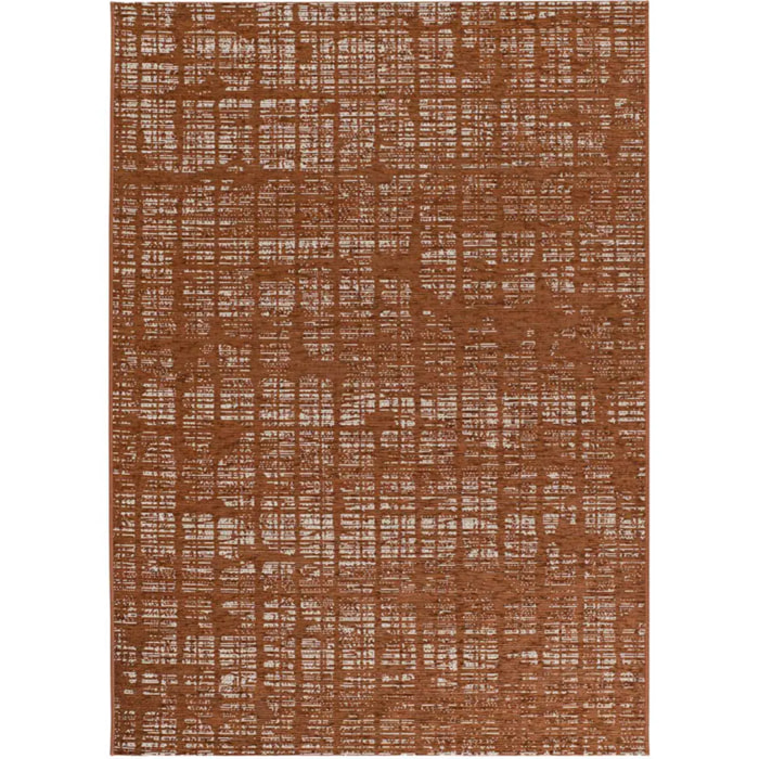 VELVET Alfombra de exterior abstracta cobre, varias medidas disponibles.