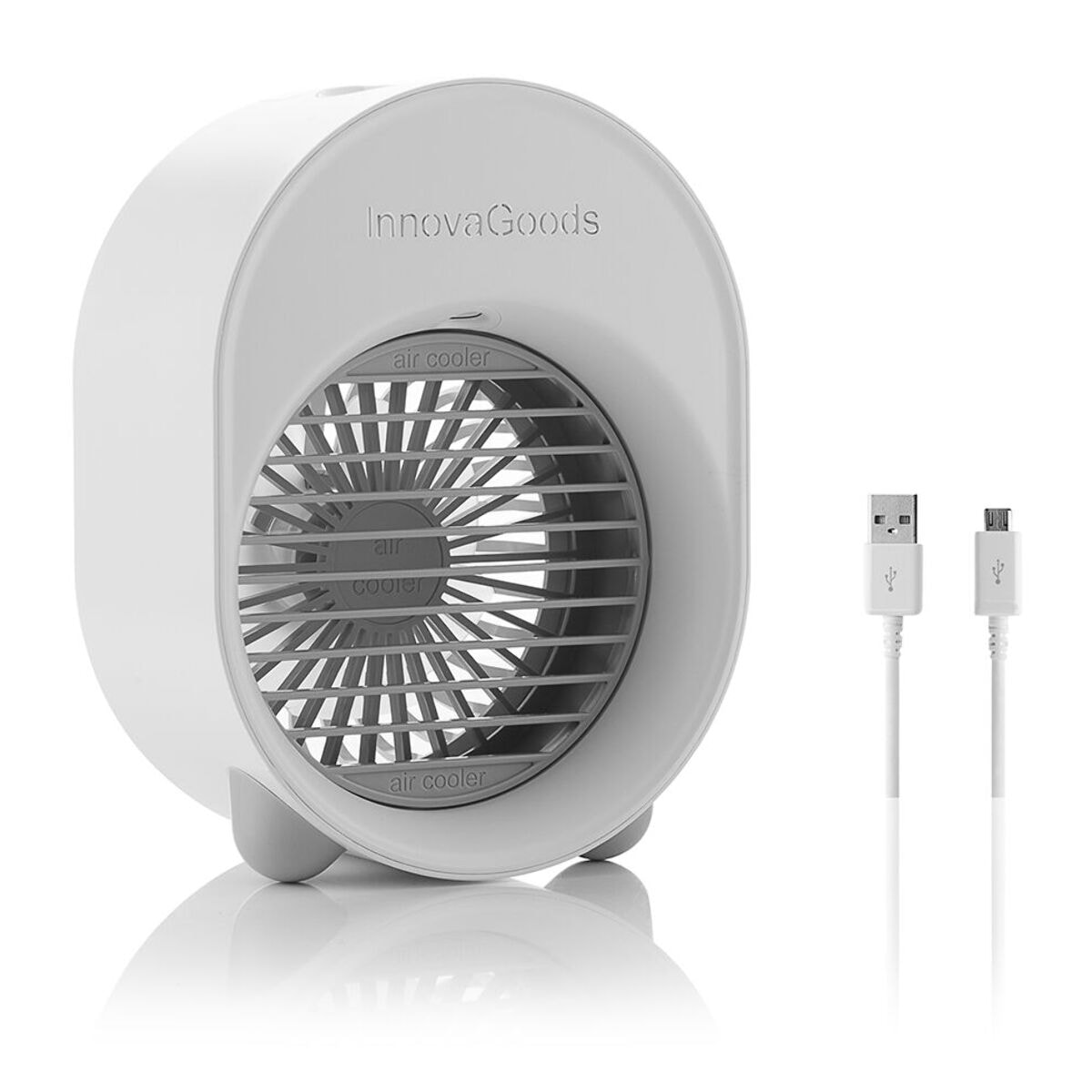 Mini Climatizzatore Umidificatore a Ultrasuoni con LED Koolizer InnovaGoods