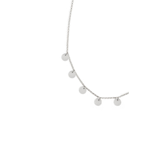 Collar Mini Moons Plata