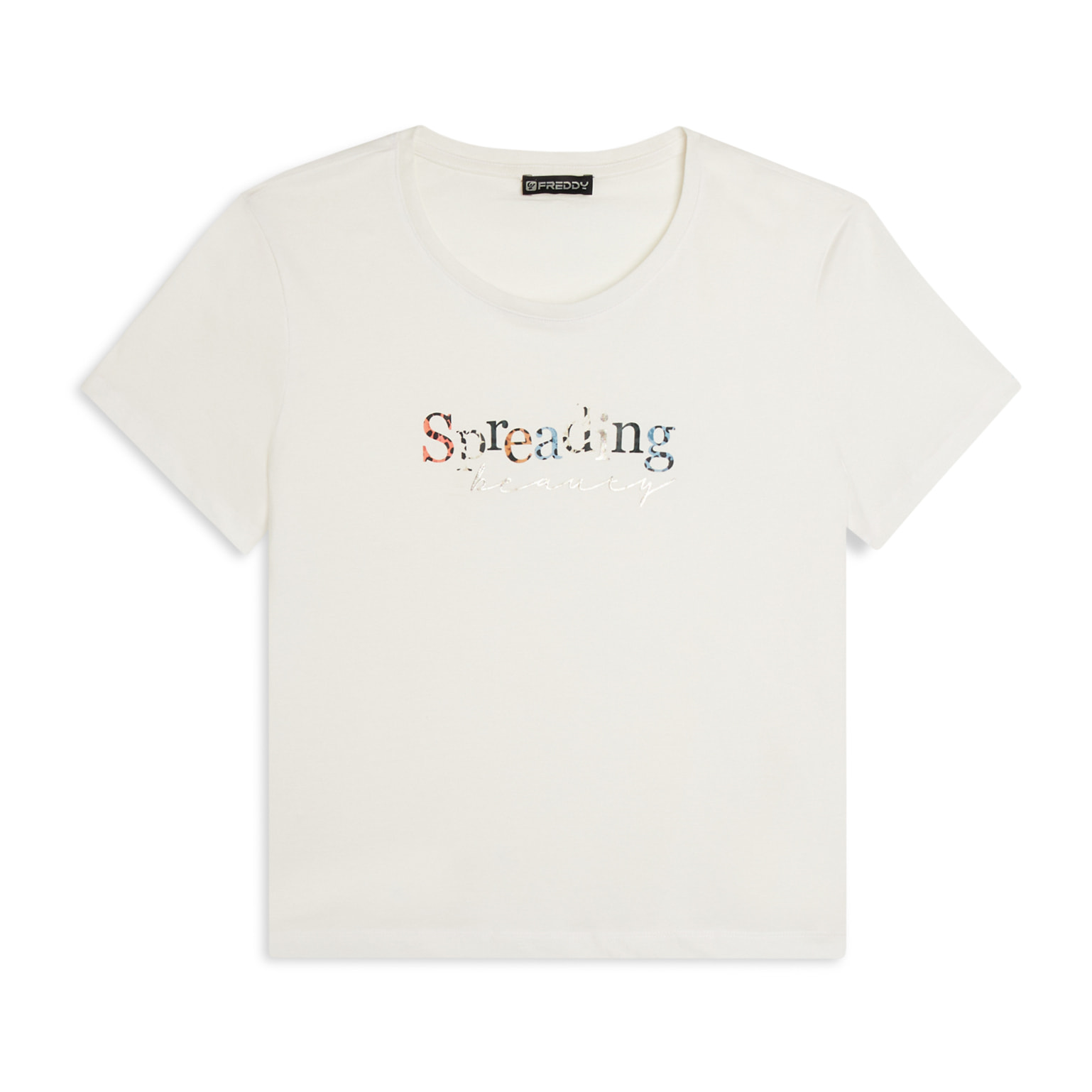 T-shirt in cotone Supima con stampa Spreading Love