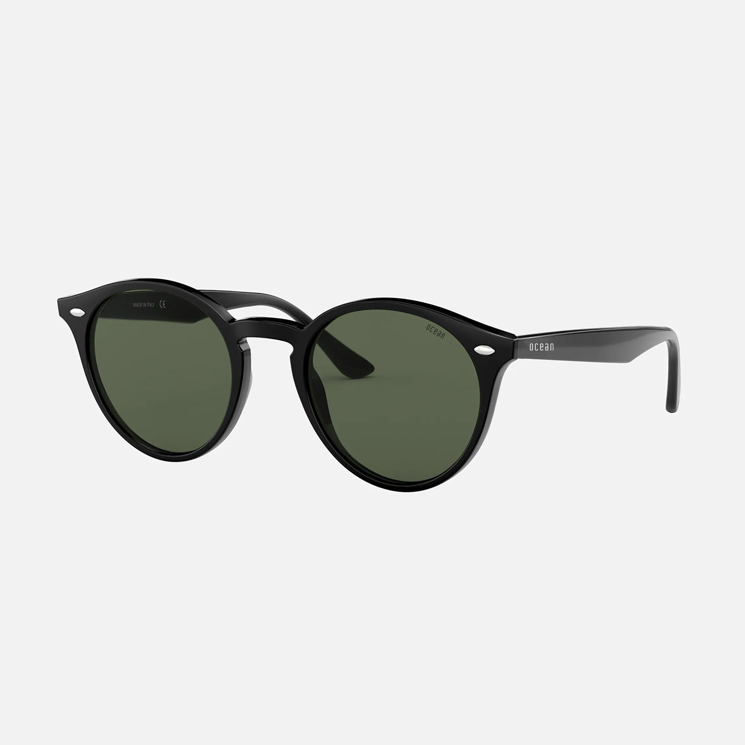 Gafas de sol OCEAN QUEENS - Negro brillante / Ahumada polarizados