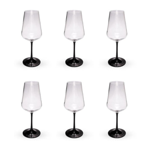Set de 6 verres 350ml en cristallin SIGNATURE