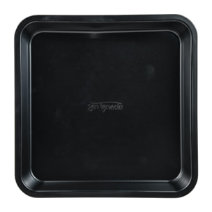 Molde cuadrado para horno 26x26x3,5 cm acero carbono ideal para repostería expert san ignacio