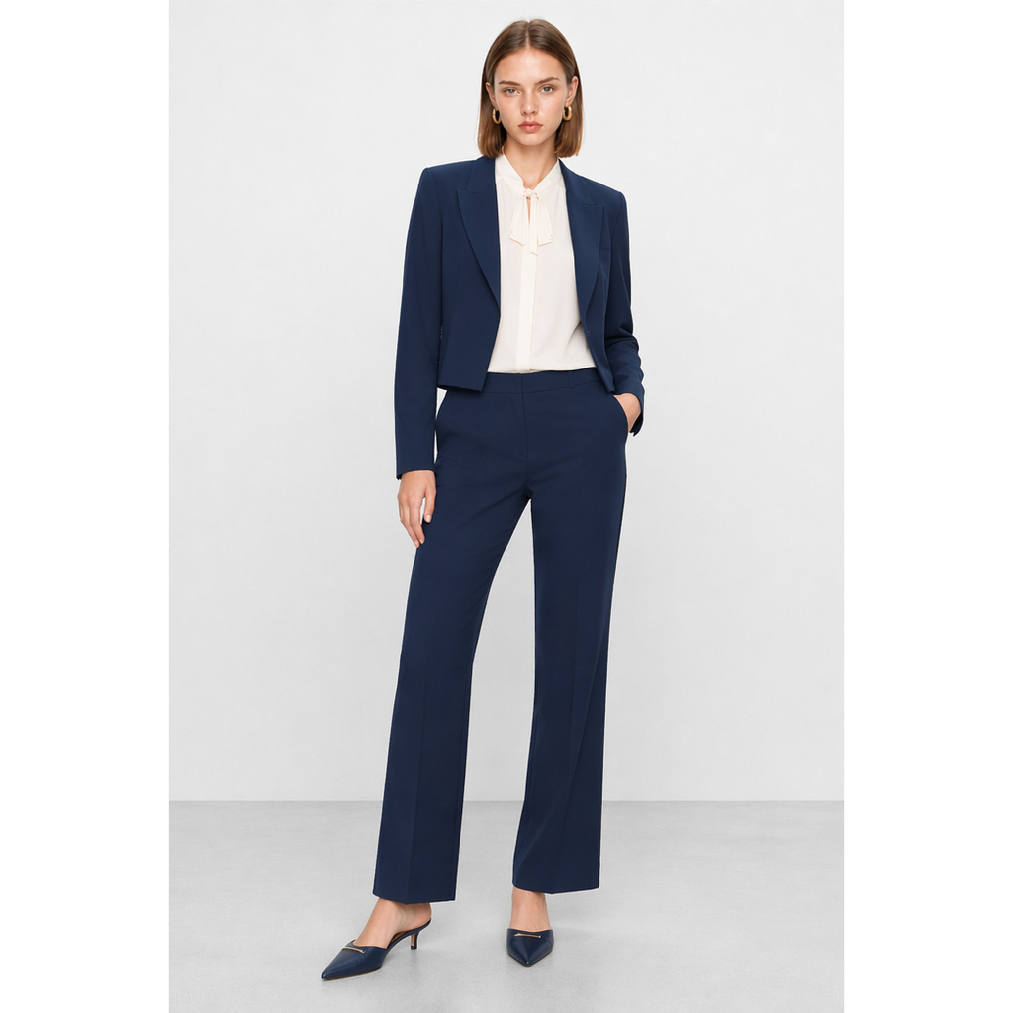 Kocca - Giacca sartoriale da donna corta con revers classici Donna