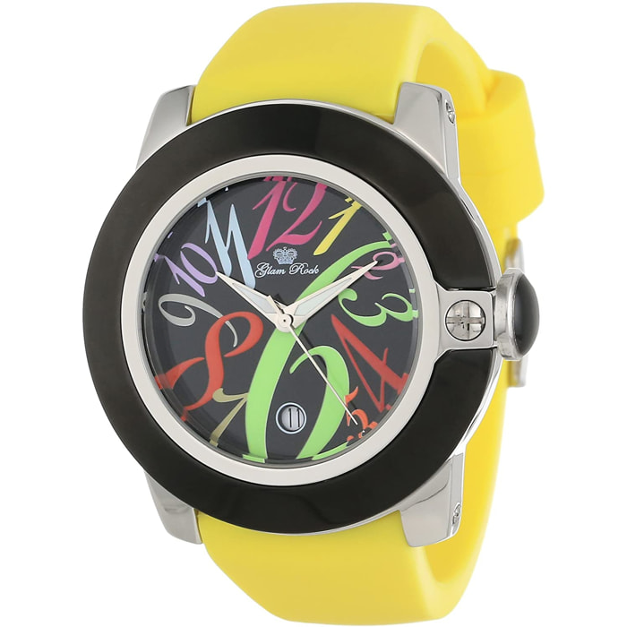 Reloj Glam Rock GR32036 Mujer Analogico Cuarzo ronda swiss made con Correa de Acero