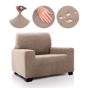 Funda de sofá TERCIOPELO ANTI MANCHAS Multi elástica modelo VERONICA