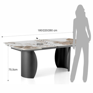 TOMASUCCI Table extensible CLAW 2