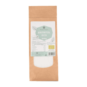 PLANETA HUERTO | Eritritol ECO 500g, Edulcorante Natural y Bajo en Calorías Ideal para Endulzar Bebidas y Recetas Saludables