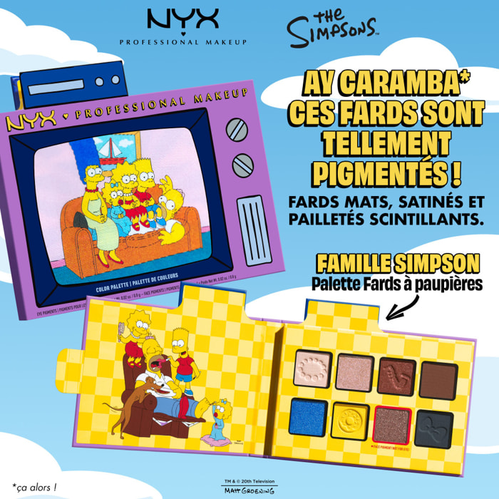 NYX Professional Makeup Collection Limitée The Simpsons Palette Fards à Paupières