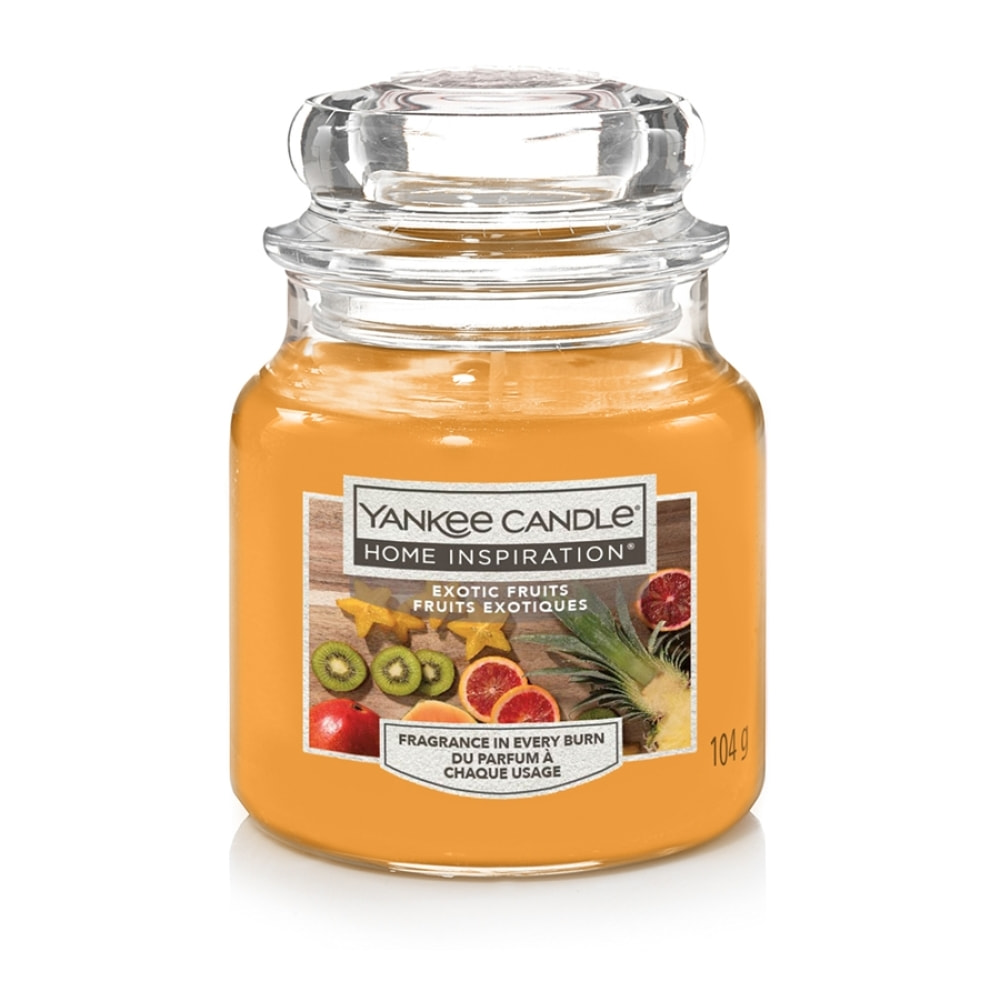 Set 3pz Candela in giara piccola Exotic Fruits