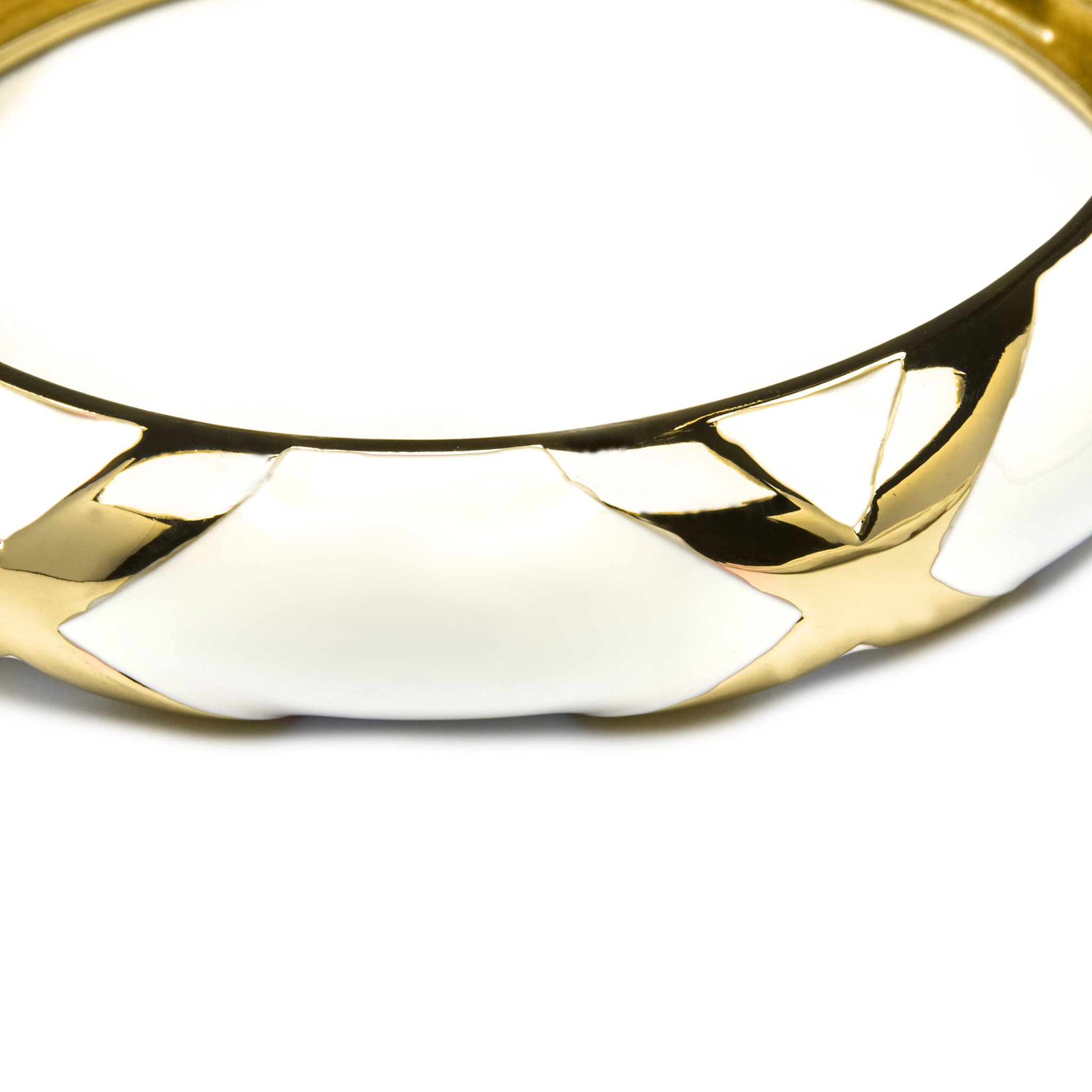 Pulsera acabada en oro amarillo de 18k