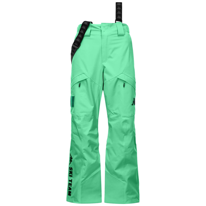 Kappa - Pantaloni Uomo Donna Verde - 6Cento 622C Premium