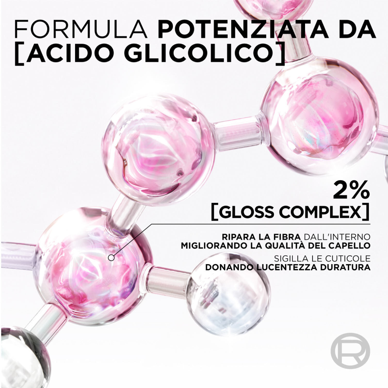 Siero Senza Risciacquo Elvive Glycolic Gloss con Acido Glicolico per Capelli Spenti e Porosi - Flacone da 150ml