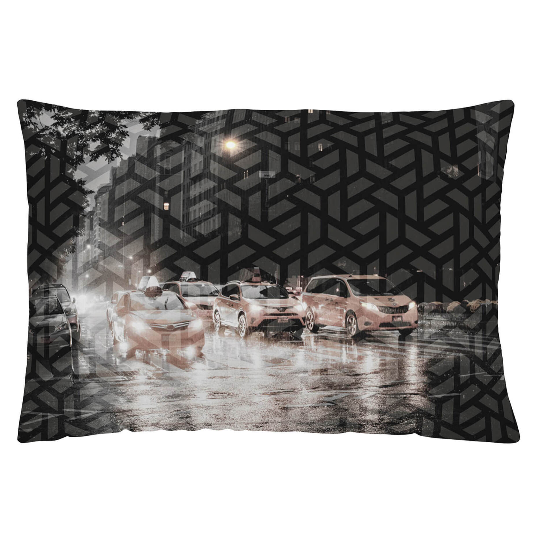 Naturals - Funda de Cojín Estampado - Con Cremallera - Sin relleno - 100% Algodón - Brooks