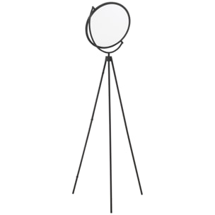 Lámpara de Pie Salón con Pantalla de Luz LED 20W y Trípode de Metal 60x60x163 cm