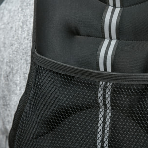 Chaleco Lastrado 5 kg, Chaleco Peso Entrenamiento Transpirable, con 2 Correas Ajustables y Bandas Reflectantes, para Entrenamiento de Fuerza, Jogging, Negro