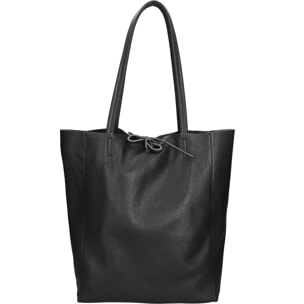 Borsa a mano da donna - Modello Valentina - 100% pelle - 37.0 x 40.0 x 12.5 cm