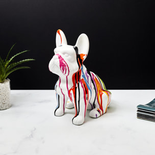 Bulldog Ceramique Coulures 30cm