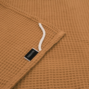Serviettes Gaufrée 100 % coton Burnt Orange